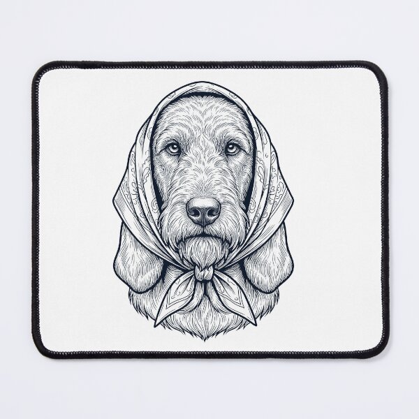 Item preview, Funny Airedale Terrier Babushka Dog Mom designed and sold by DoodleTortle.