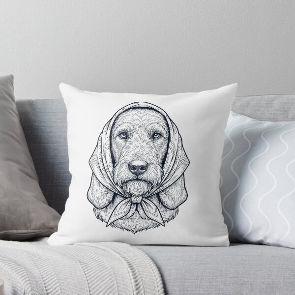 Item preview, Funny Airedale Terrier Babushka Dog Mom designed and sold by DoodleTortle.