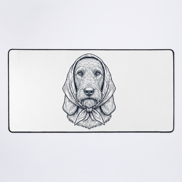Item preview, Funny Airedale Terrier Babushka Dog Mom designed and sold by DoodleTortle.