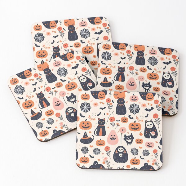Item preview, halloween pattern designed and sold by TinyWarmThing.