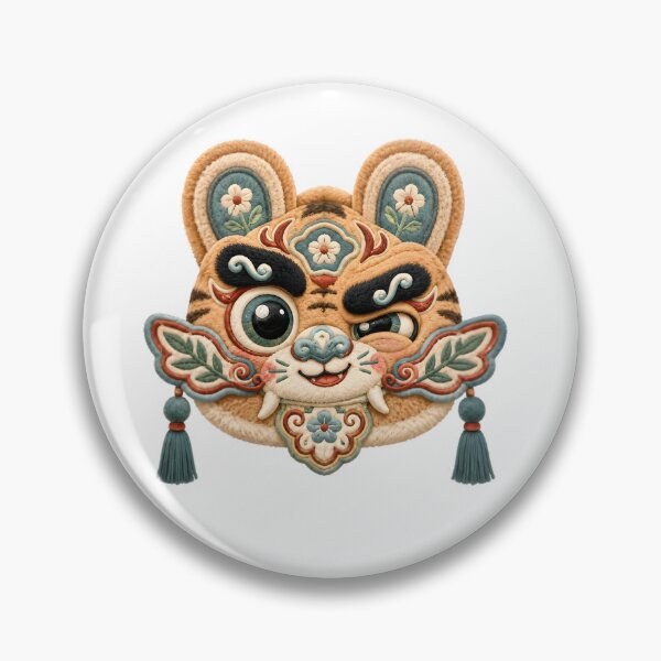 Item preview, Mischievous Tiger Guardian Charm designed and sold by sweetie-monster.