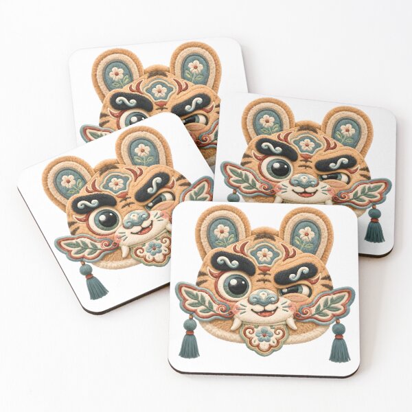 Item preview, Mischievous Tiger Guardian Charm designed and sold by sweetie-monster.