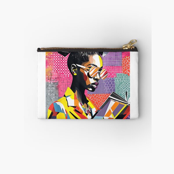 Item preview, Geometric Black History Educated Women Reading Book Melanin T-Shirt designed and sold by RKdrawings.