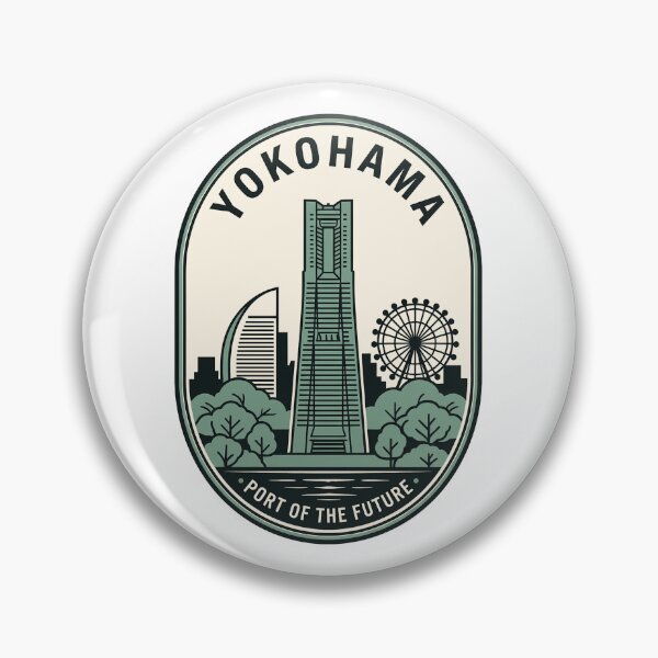 Item preview, Yokohama Port of the Future Retro Skyline designed and sold by k3rstman1.