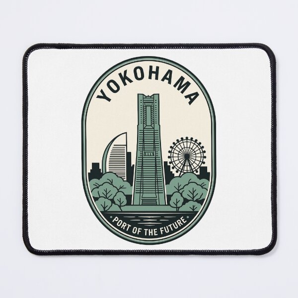 Item preview, Yokohama Port of the Future Retro Skyline designed and sold by k3rstman1.