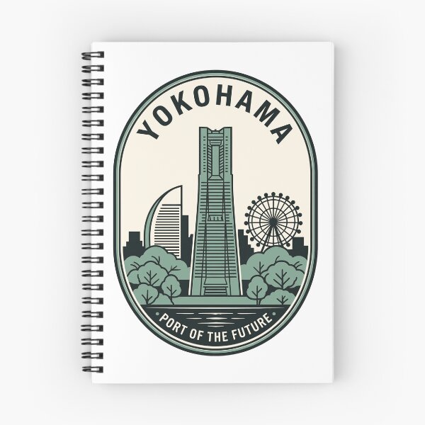 Item preview, Yokohama Port of the Future Retro Skyline designed and sold by k3rstman1.