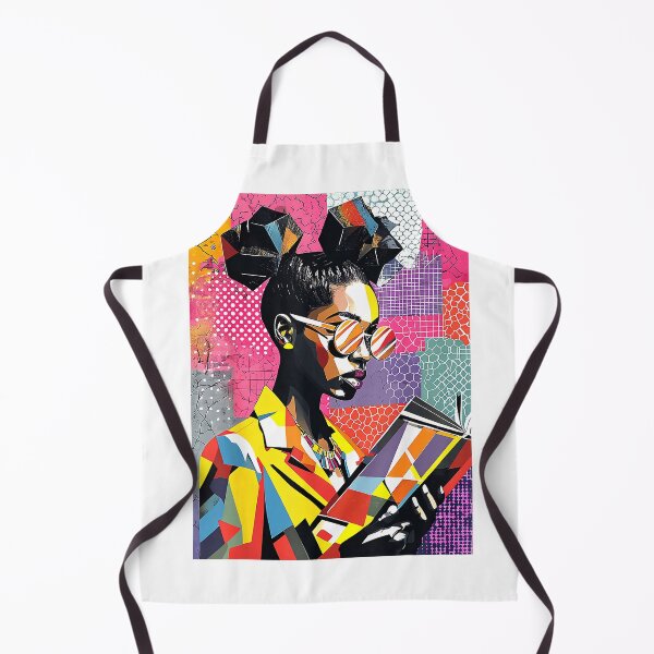 Item preview, Geometric Black History Educated Women Reading Book Melanin T-Shirt designed and sold by RKdrawings.