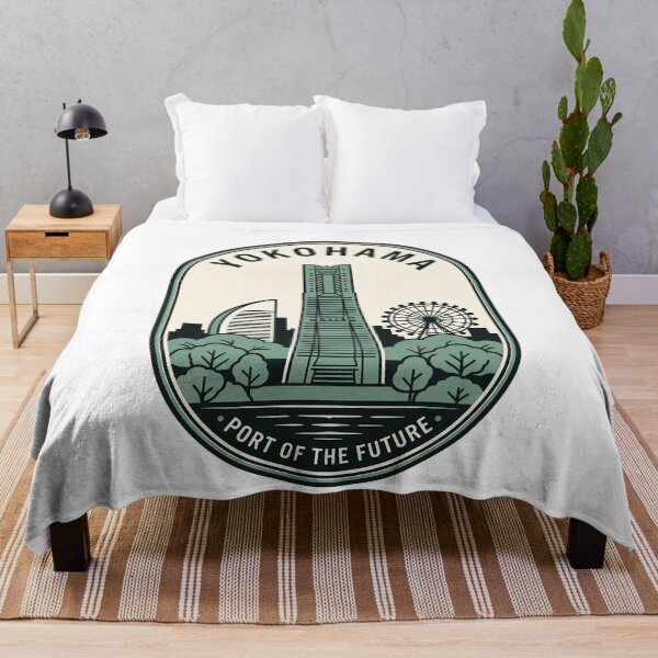 Item preview, Yokohama Port of the Future Retro Skyline designed and sold by k3rstman1.