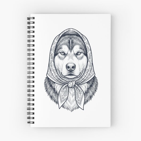Item preview, Funny Alaskan Malamute Babushka Dog Mom designed and sold by DoodleTortle.