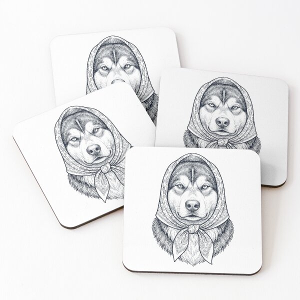 Item preview, Funny Alaskan Malamute Babushka Dog Mom designed and sold by DoodleTortle.