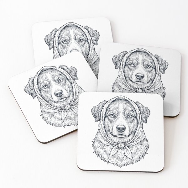 Item preview, Funny Australian Shepherd Babushka Dog Mom designed and sold by DoodleTortle.