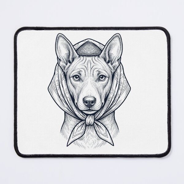 Item preview, Funny Basenji Babushka Dog Mom designed and sold by DoodleTortle.