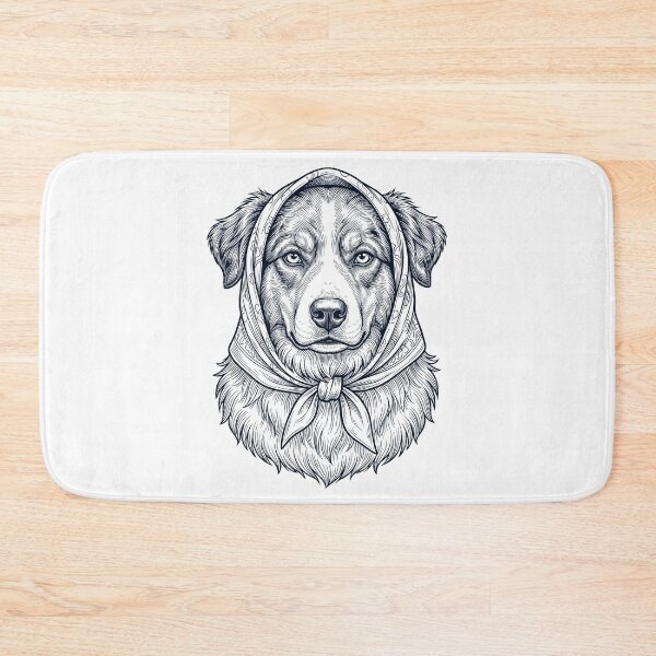Item preview, Funny Australian Shepherd Babushka Dog Mom designed and sold by DoodleTortle.