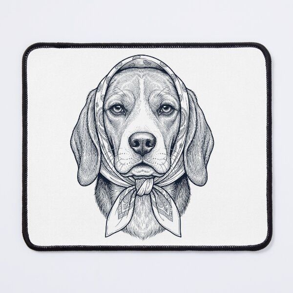Item preview, Funny Beagle Babushka Dog Mom designed and sold by DoodleTortle.