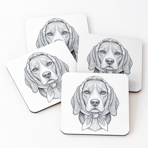 Item preview, Funny Beagle Babushka Dog Mom designed and sold by DoodleTortle.