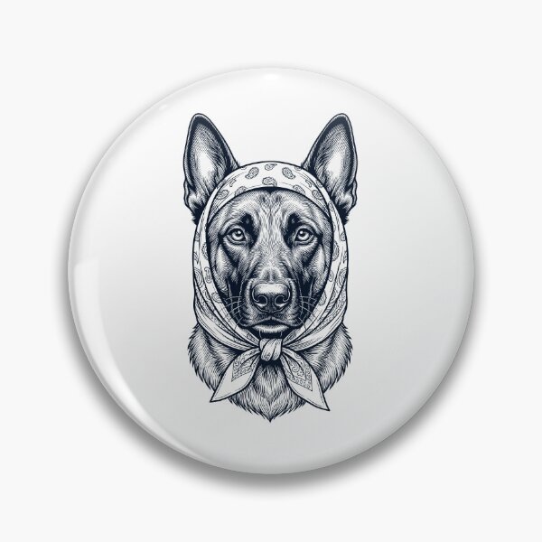 Item preview, Funny Belgian Malinois Babushka Dog Mom designed and sold by DoodleTortle.