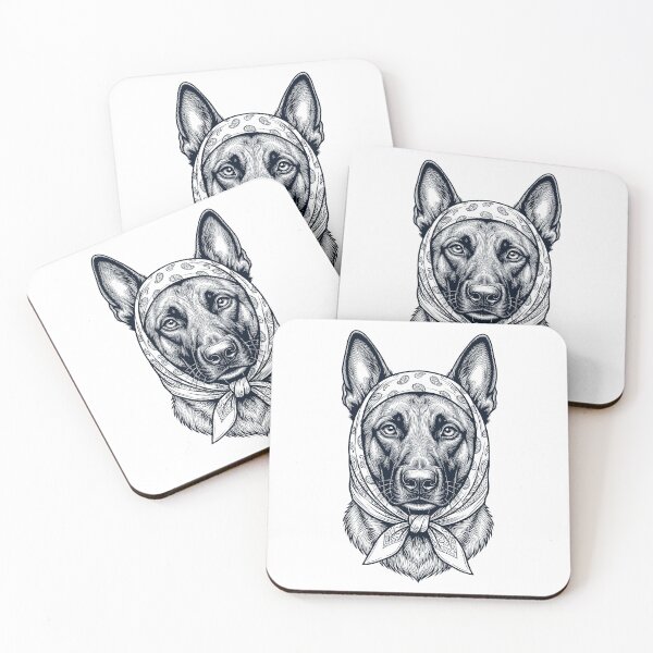 Item preview, Funny Belgian Malinois Babushka Dog Mom designed and sold by DoodleTortle.
