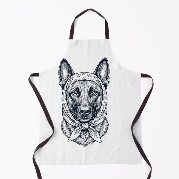 Item preview, Funny Belgian Malinois Babushka Dog Mom designed and sold by DoodleTortle.