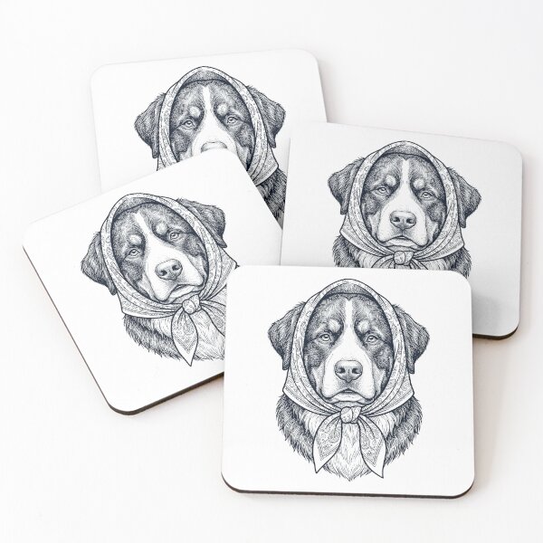 Item preview, Funny Bernese Mountain Dog Babushka Dog Mom designed and sold by DoodleTortle.