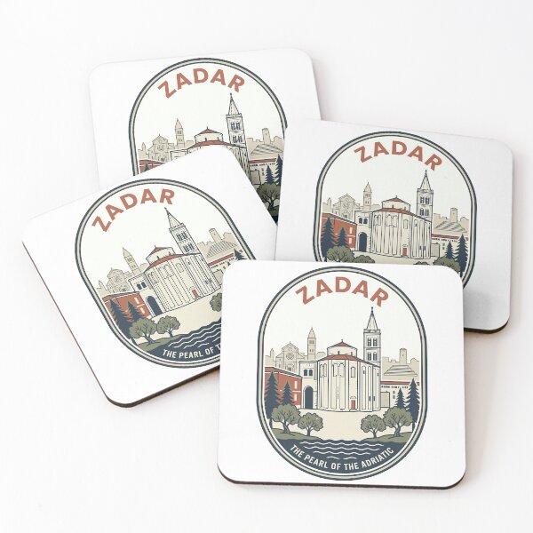 Item preview, Zadar Croatia Vintage Travel Badge Design designed and sold by k3rstman1.
