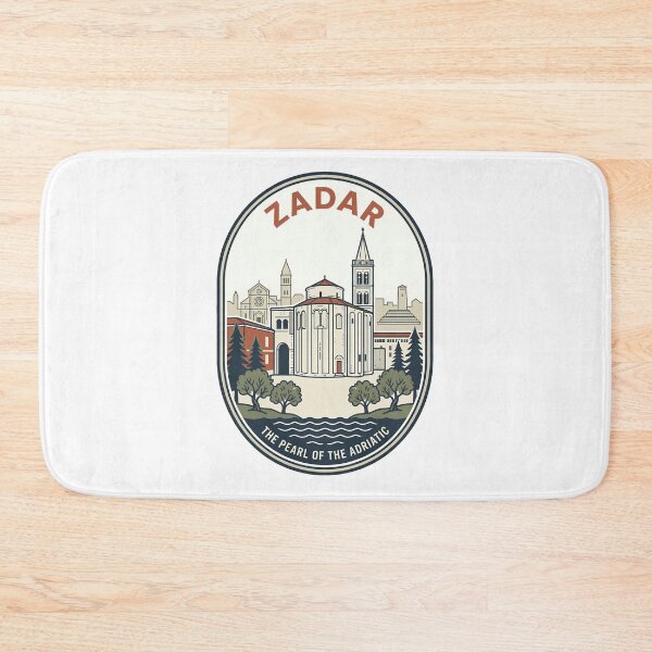 Item preview, Zadar Croatia Vintage Travel Badge Design designed and sold by k3rstman1.