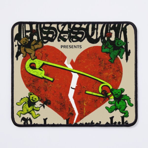 Item preview, Gritty Broken Heart Safety Pin designed and sold by Crookedorbit.