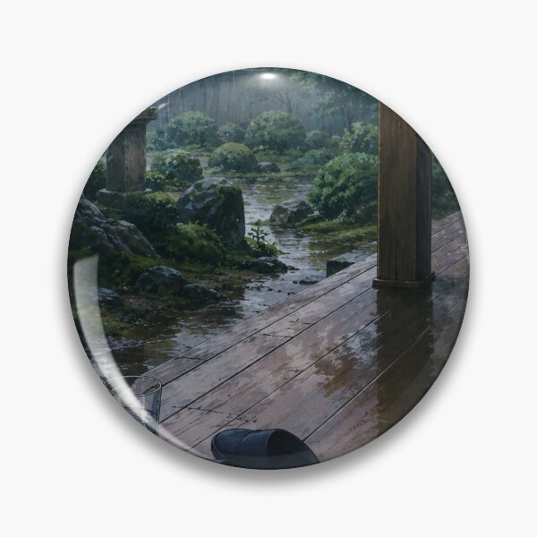 Item preview, Rainy Veranda - Japanese Lofi Aesthetic Art designed and sold by bapupa.