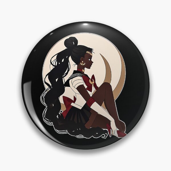 Item preview, Black Sailor Moon Goddess Anime Aesthetic designed and sold by CCChillingfrog.