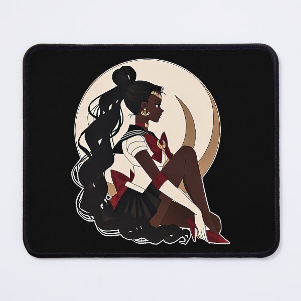 Item preview, Black Sailor Moon Goddess Anime Aesthetic designed and sold by CCChillingfrog.