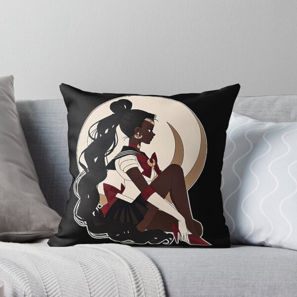 Item preview, Black Sailor Moon Goddess Anime Aesthetic designed and sold by CCChillingfrog.