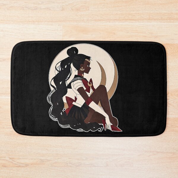 Item preview, Black Sailor Moon Goddess Anime Aesthetic designed and sold by CCChillingfrog.
