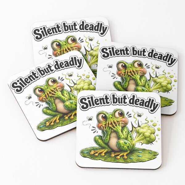 Item preview, Silent but Deadly Funny Frog Meme Design designed and sold by GGAUL.