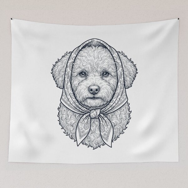 Item preview, Funny Bichon Frise Babushka Dog Mom designed and sold by DoodleTortle.