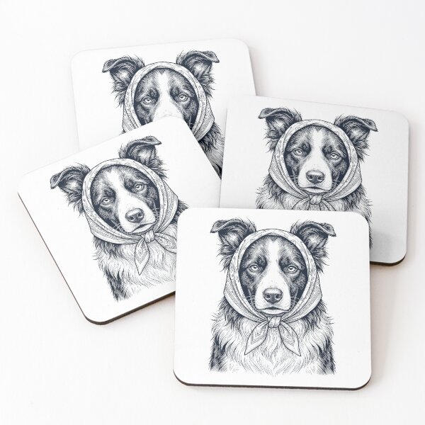 Item preview, Funny Border Collie Babushka Dog Mom designed and sold by DoodleTortle.