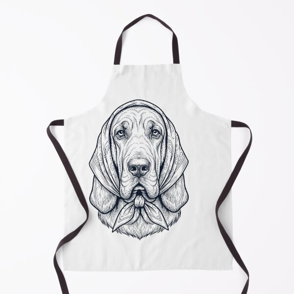 Item preview, Funny Bloodhound Babushka Dog Mom designed and sold by DoodleTortle.