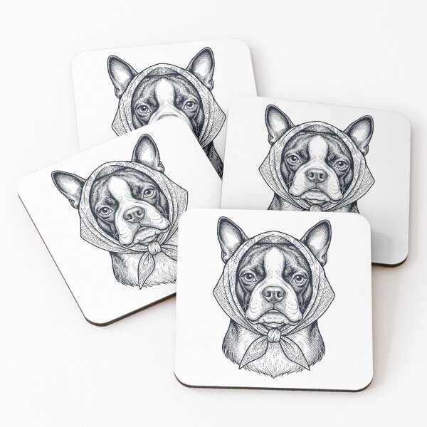 Item preview, Funny Boston Terrier Babushka Dog Mom designed and sold by DoodleTortle.