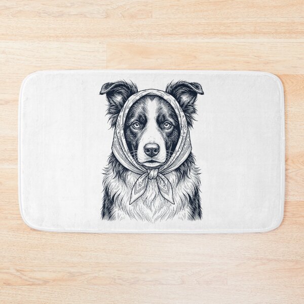 Item preview, Funny Border Collie Babushka Dog Mom designed and sold by DoodleTortle.