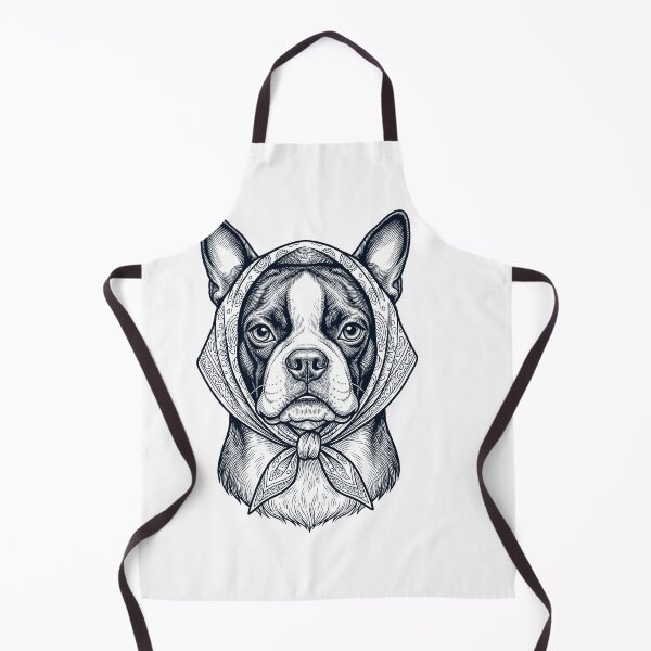 Item preview, Funny Boston Terrier Babushka Dog Mom designed and sold by DoodleTortle.