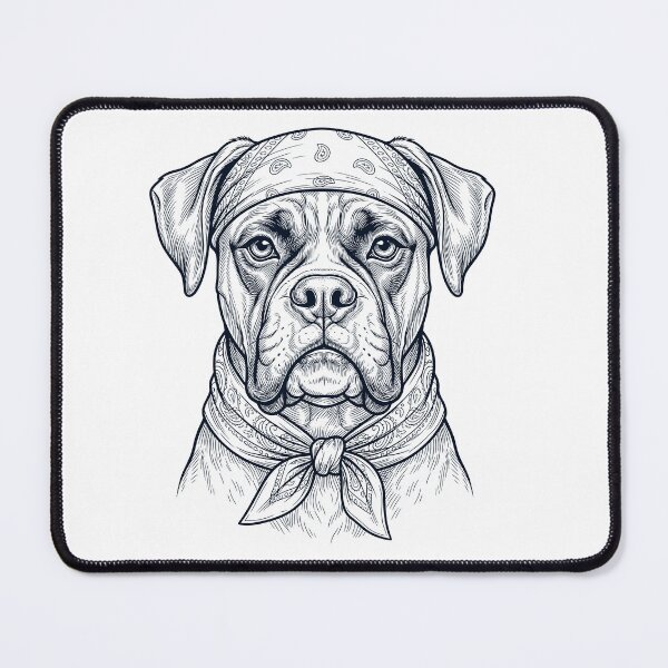 Item preview, Funny Boxer Dog Babushka Dog Mom designed and sold by DoodleTortle.