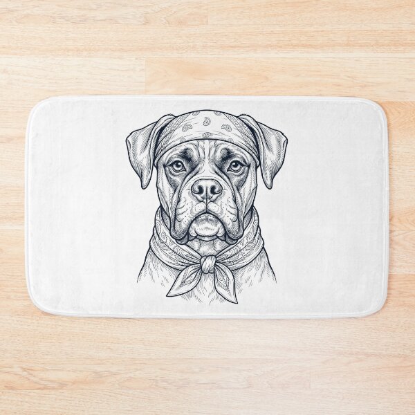 Item preview, Funny Boxer Dog Babushka Dog Mom designed and sold by DoodleTortle.