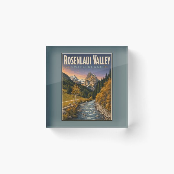 Item preview, Rosenlaui Valley - Switzerland designed and sold by GoodOldVintage.