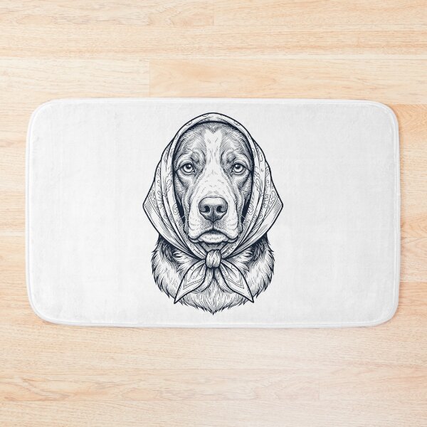 Item preview, Funny Brittany Babushka Dog Mom designed and sold by DoodleTortle.