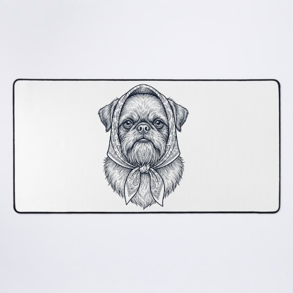 Item preview, Funny Brussels Griffon Babushka Dog Mom designed and sold by DoodleTortle.
