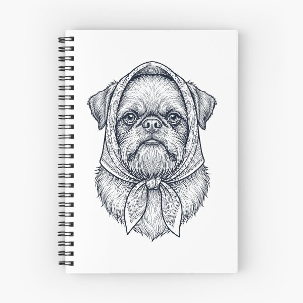 Item preview, Funny Brussels Griffon Babushka Dog Mom designed and sold by DoodleTortle.