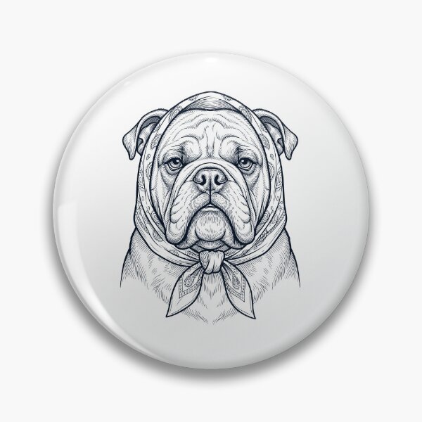 Item preview, Funny Bulldog Babushka Dog Mom designed and sold by DoodleTortle.