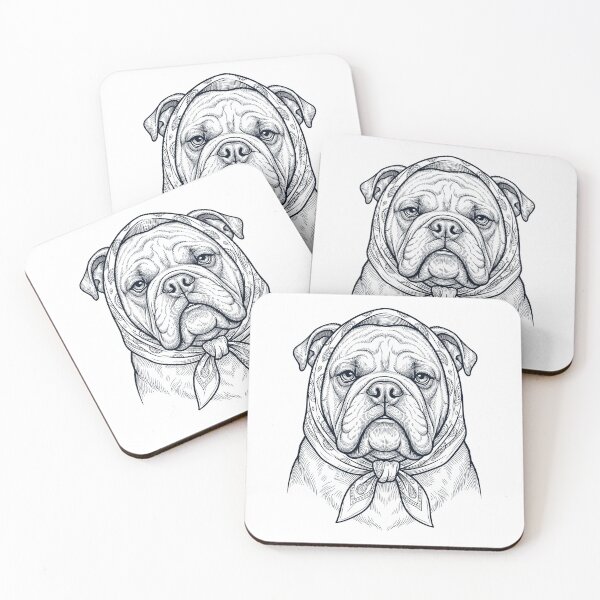 Item preview, Funny Bulldog Babushka Dog Mom designed and sold by DoodleTortle.