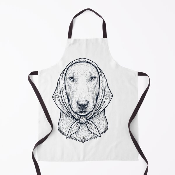 Item preview, Funny Bull Terrier Babushka Dog Mom designed and sold by DoodleTortle.