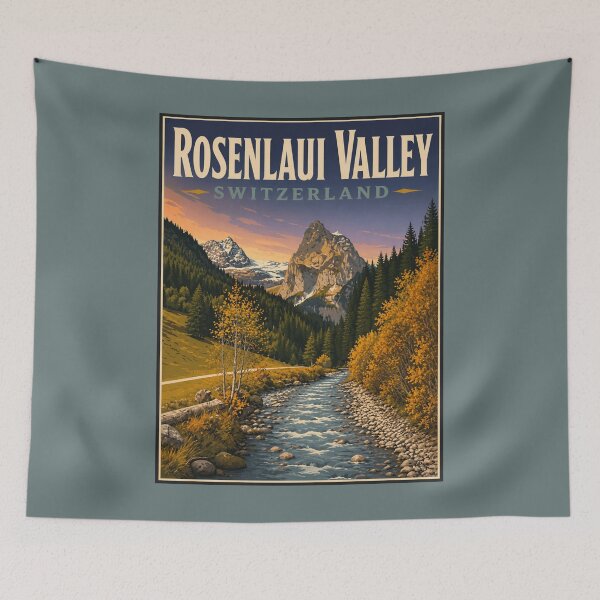 Item preview, Rosenlaui Valley - Switzerland designed and sold by GoodOldVintage.