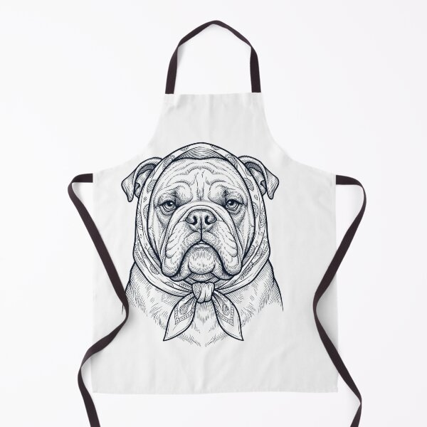 Item preview, Funny Bulldog Babushka Dog Mom designed and sold by DoodleTortle.