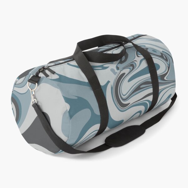 Item preview, Silver Blue Marble Abstract Art | Moody Fluid Swirl Design | Modern Neutral Aesthetic designed and sold by Zeddessay.